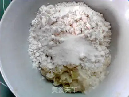 Make A fermented potato cheese onion bread step 5
