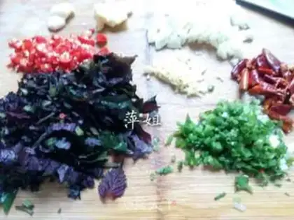 Make A red beer and shrimp tail step 5