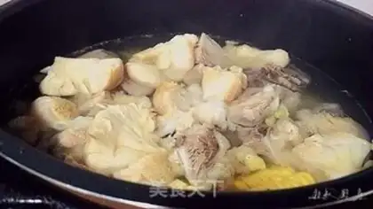 Make Monkey-head mushroom chop soup step 13
