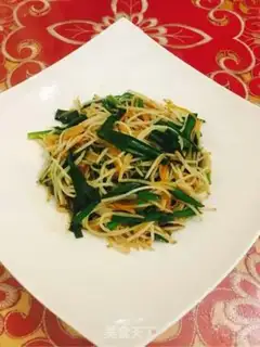 Make The green bean sprouts step 7