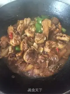 Make The red chicken step 5