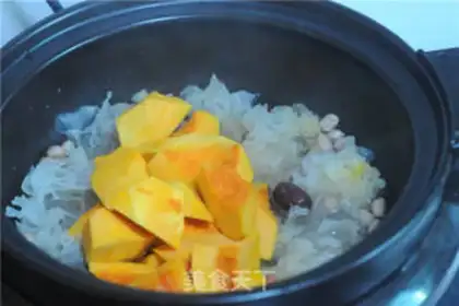 Make Silver ear pumpkin soup step 7