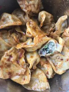 Make Liang is a meat dumpling step 16