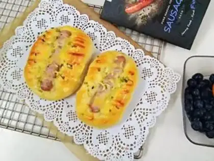 Make Sausage cheese bread step 9
