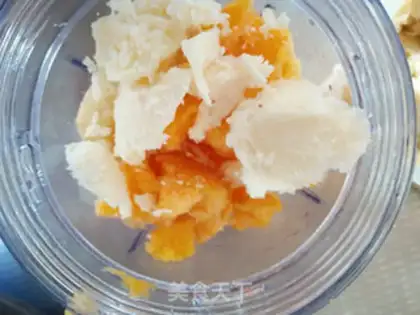 Make Banana mango ice cream step 5