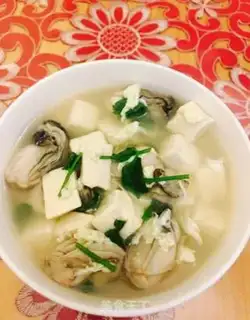 Make Oyster tofu soup step 9