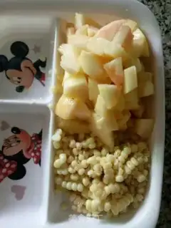 Make Peach corn juice step 1