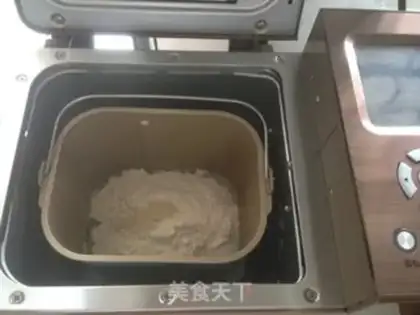Make Corn sausage cheese bread step 1