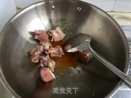 Make Bean radish and pig feet step 8