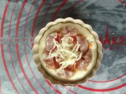 Make Corn sausage cheese bread step 10