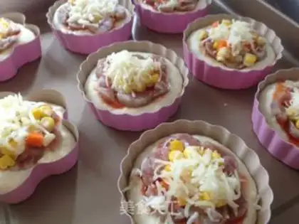 Make Corn sausage cheese bread step 12