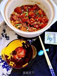 Make Bean radish and pig feet step 21