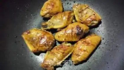 Make No oiled Coke chicken wings step 6