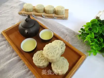 Make White jade mooncake step 11
