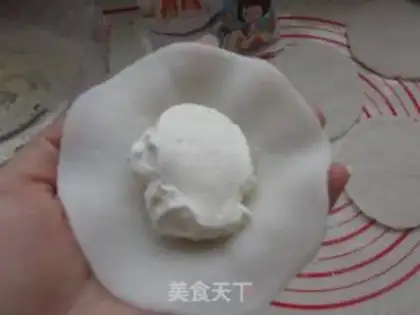 Make Mango Snowmen step 6
