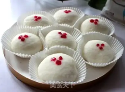 Make Mango Snowmen step 9