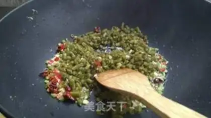 Make Sour-beans fried eggs step 14