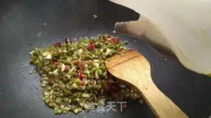 Make Sour-beans fried eggs step 15