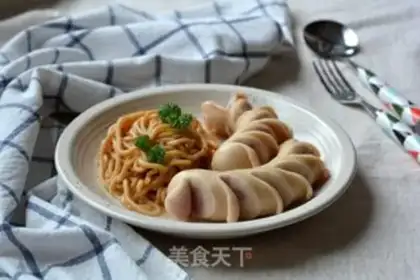 Make The tuna salami noodles step 4