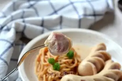Make The tuna salami noodles step 5