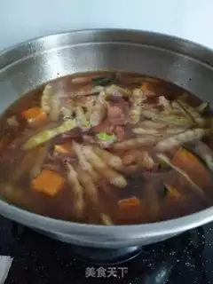 Make Pumpkin with soybeans step 2