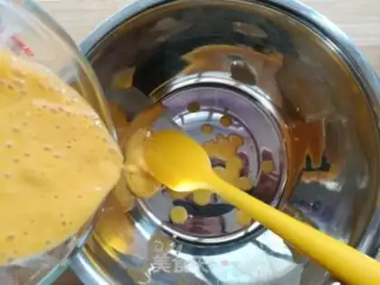 Make Yogurt mango ice cream step 7