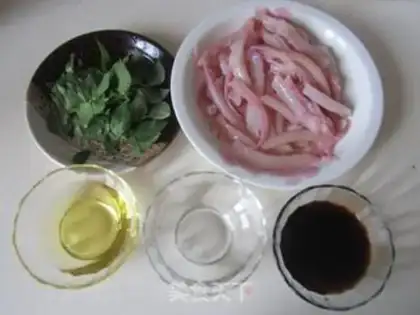 Make Three squid shavings step 0