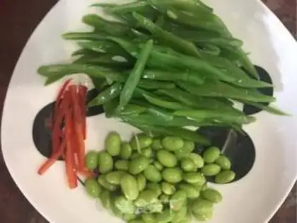 Make Twin bean silk step 1