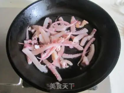 Make Three squid shavings step 3