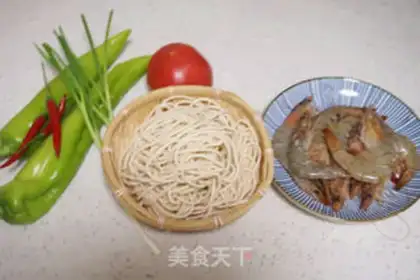 Make Shrimp noodles step 2