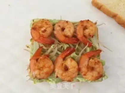 Make Shrimp butter sandwich step 10