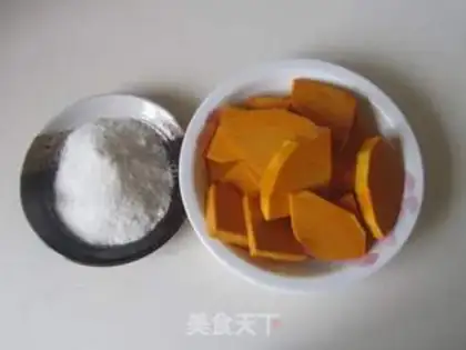 Make Red date rice evaporates pumpkins step 0
