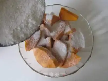 Make Red date rice evaporates pumpkins step 2