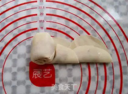 Make Rose dumplings step 7