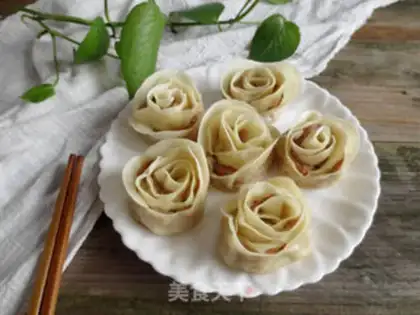 Make Rose dumplings step 10