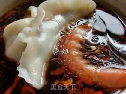 Make White burning shrimp step 0