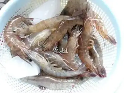 Make White burning shrimp step 3