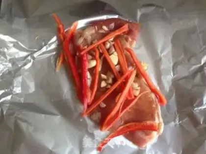 Make Roasted pork sandwich step 2