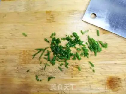 Make Ham onion pancakes step 4