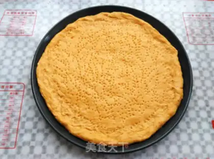 Make Gold-dry prawn pizza step 9