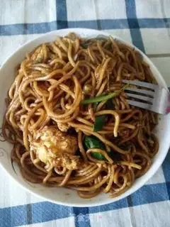 Make Egg and green noodles step 7