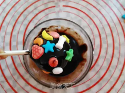 Make Chocolate lollipop step 4