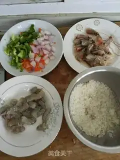 Make Shrimp rice step 0