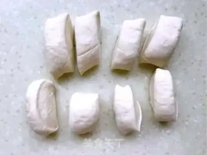 Make Onions of ham hair cakes step 2