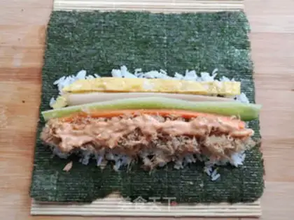 Make The golden sushi step 6