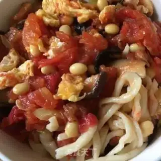 Make Tomato egg noodles step 5