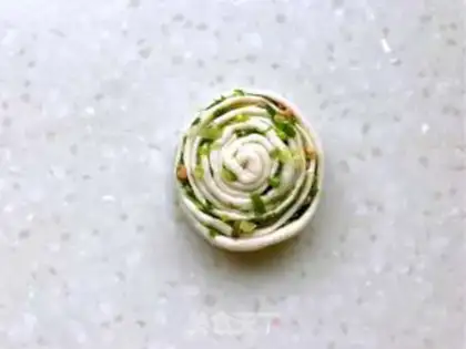 Make Onions of ham hair cakes step 6
