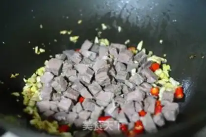 Make Beef fried beans step 4