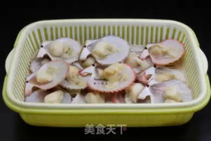 Make Garlic fan sap step 2