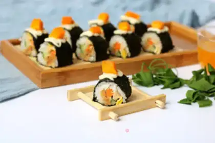 Make The golden sushi step 13